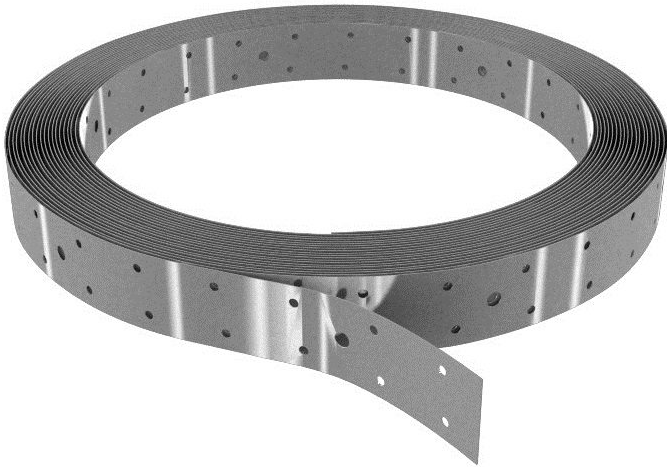 BUILDERS BRACE STRAP -25MM X 0.8MM X 15M PUNCHED